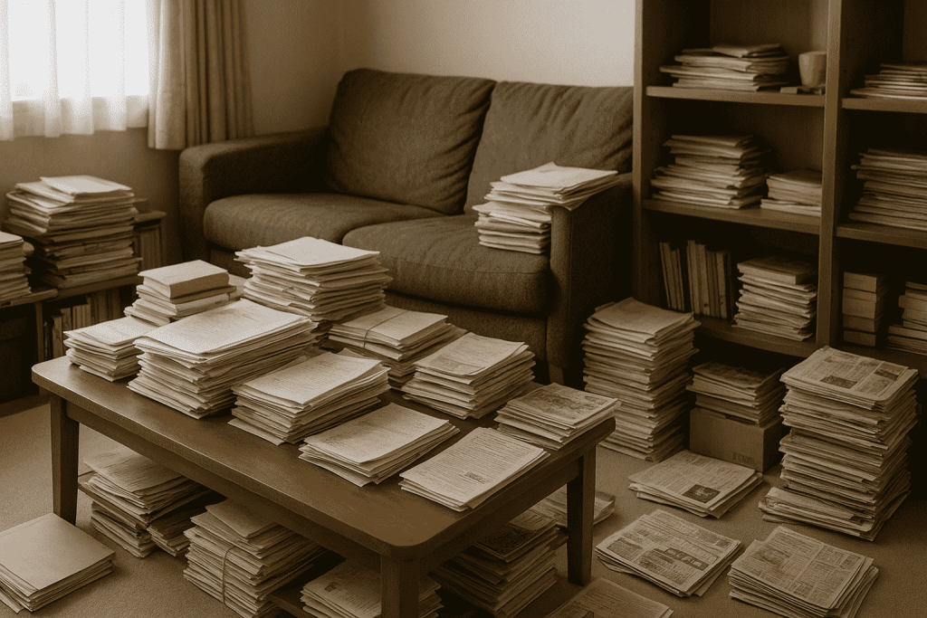 紙類（書類・本・雑誌・新聞）の片付け術