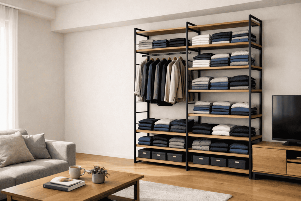 オープンラック収納