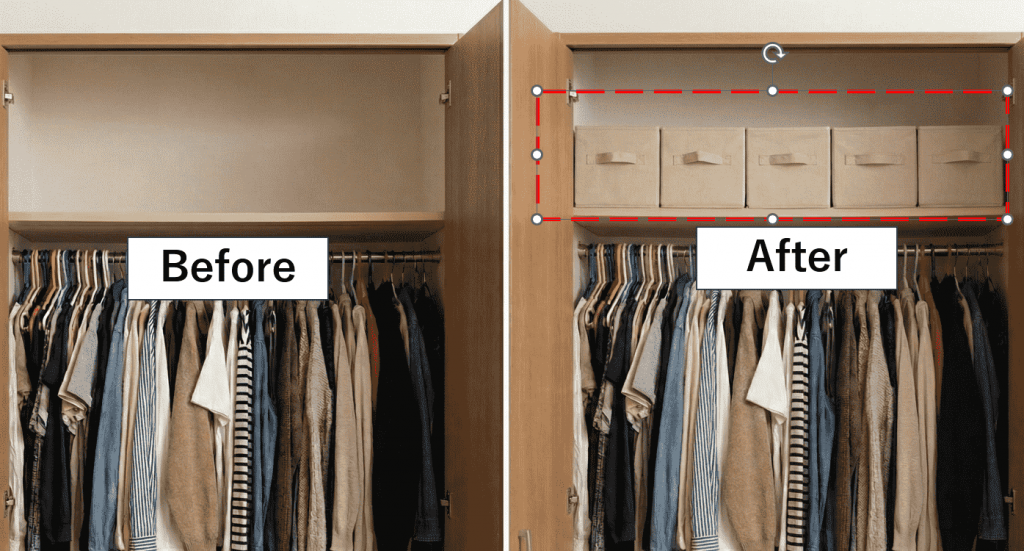 デッドスペースの収納事例